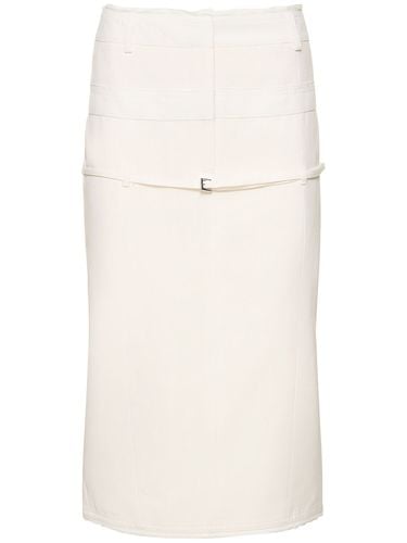 La Jupe Caraco Crepe Midi Skirt - JACQUEMUS - Modalova