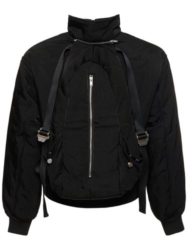 Nylon Puffer Jacket W/backpack - DION LEE - Modalova