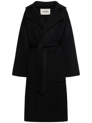 Alamo Wool & Silk Long Coat - NANUSHKA - Modalova