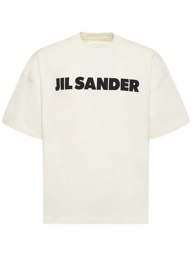 Camiseta De Algodón Con Logo - JIL SANDER - Modalova