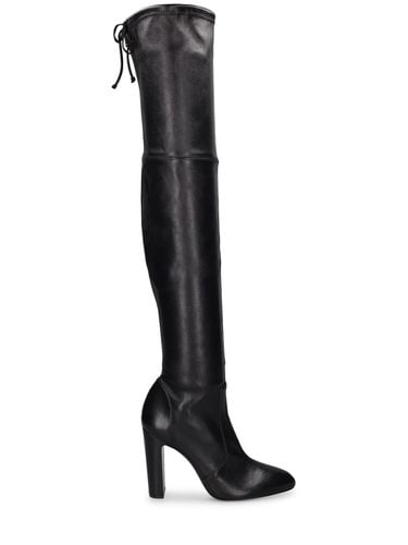 Botas Altas De Piel 100mm - STUART WEITZMAN - Modalova