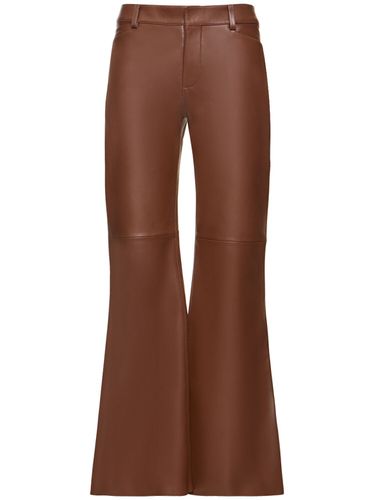 Pantalones Acampanados De Piel De Napa - CHLOÉ - Modalova