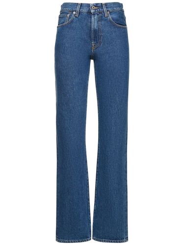 Jeans Dritti Vita Alta In Denim - JW ANDERSON - Modalova