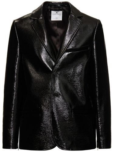 Blazer De Algodón Revestido - COURREGES - Modalova