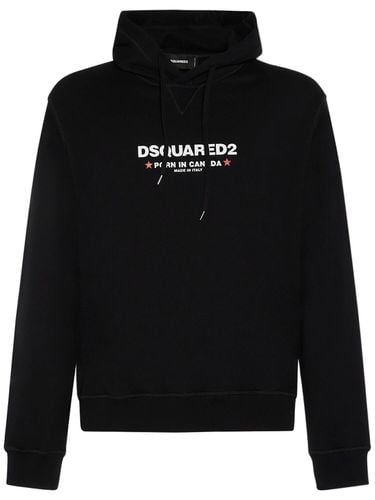 Sudadera De Algodón Con Logo - DSQUARED2 - Modalova