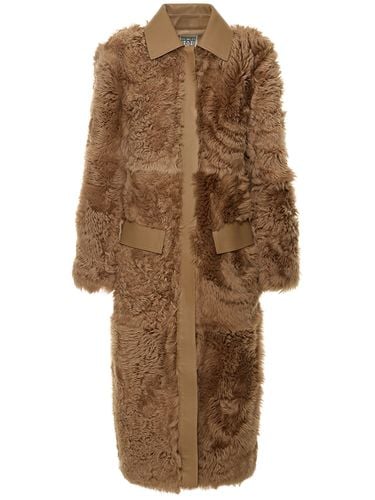 Abrigo Largo De Shearling - TOTEME - Modalova