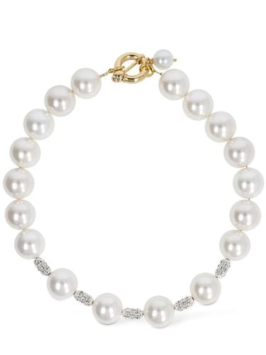 Pearl & Crystal Choker - TIMELESS PEARLY - Modalova