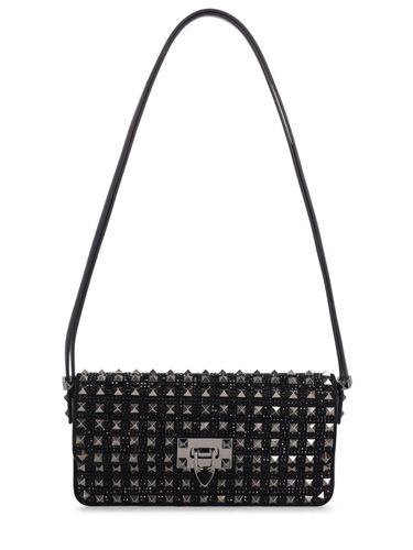 Bolso De Hombro Rockstud De Piel - VALENTINO GARAVANI - Modalova