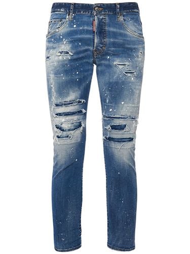 Jeans Aus Baumwolldenim „skater Fit“ - DSQUARED2 - Modalova