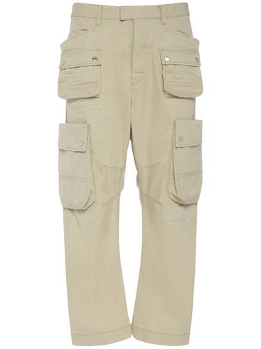 Multi-pocket Cotton Twill Cargo Pants - DSQUARED2 - Modalova