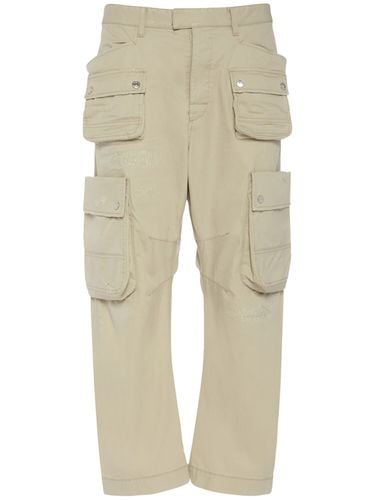 Pantaloni Cargo In Twill Di Cotone - DSQUARED2 - Modalova