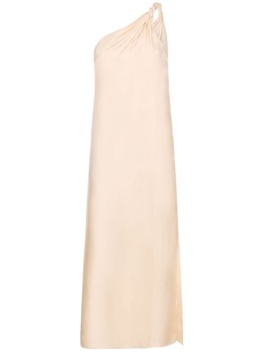 Adela Asymmetric Silk Midi Dress - LOULOU STUDIO - Modalova