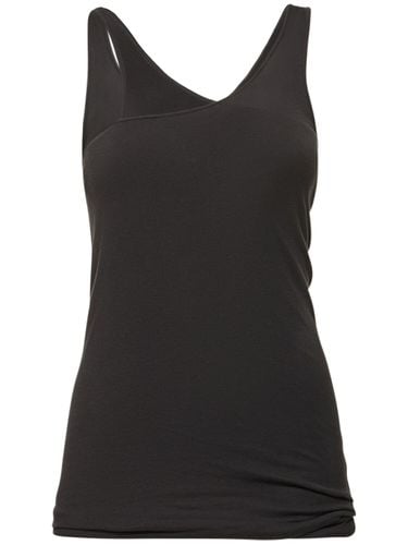 Tanktop Aus Baumwolljersey „double Ziggy“ - RICK OWENS DRKSHDW - Modalova