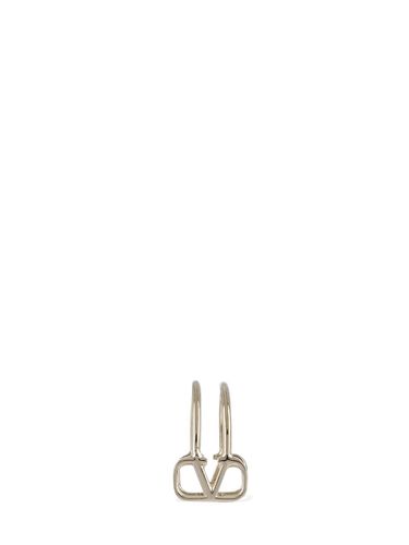 V Logo Brass Lip Ring - VALENTINO GARAVANI - Modalova