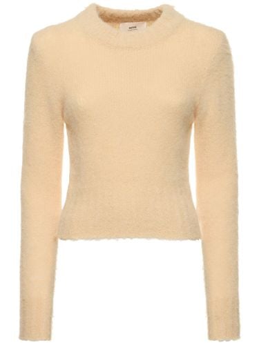 Maglia In Misto Alpaca Pettinato - AMI PARIS - Modalova