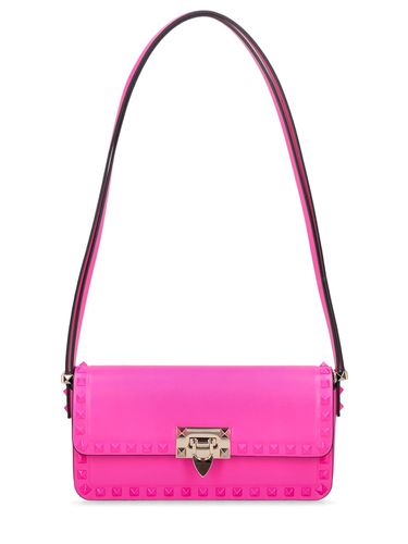 Bolso De Hombro Rockstud De Piel - VALENTINO GARAVANI - Modalova