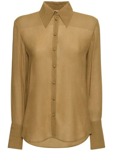 Button Down Viscose Shirt - TORY BURCH - Modalova