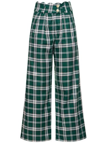 Pantaloni New Chestnut Check - MARIA DE LA ORDEN - Modalova