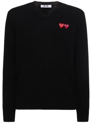 Strickpullover Aus Wolle „play“ - COMME DES GARÇONS PLAY - Modalova