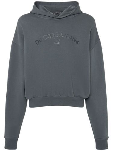 Verkürztes Jersey-sweatshirt - DOLCE & GABBANA - Modalova