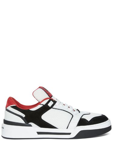 Sneakers New Roma De Malla Y Ante - DOLCE & GABBANA - Modalova