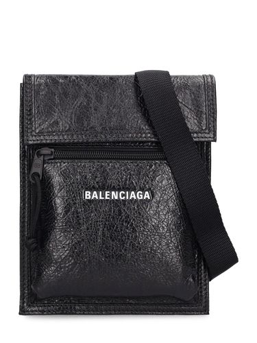 Explorer Leather Crossbody Bag - BALENCIAGA - Modalova