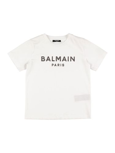 Camiseta De Jersey De Algodón Orgánico - BALMAIN - Modalova