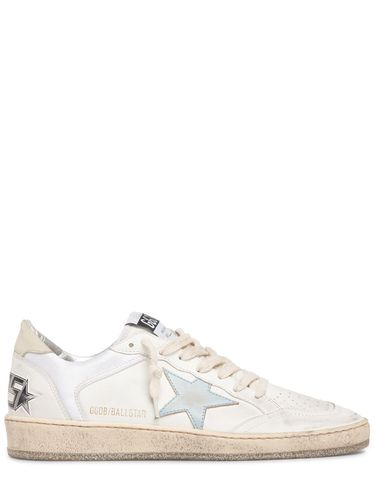 Mm Hohe Sneakers Aus Leder & Nylon „ballstar“ - GOLDEN GOOSE - Modalova