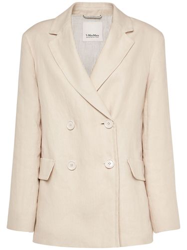 Laura Linen Double Breasted Jacket - 'S MAX MARA - Modalova