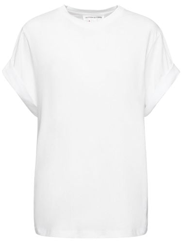 Relaxed Fit Cotton T-shirt - VICTORIA BECKHAM - Modalova