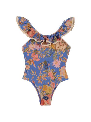 Bañador De Lycra Con Estampado - ZIMMERMANN - Modalova