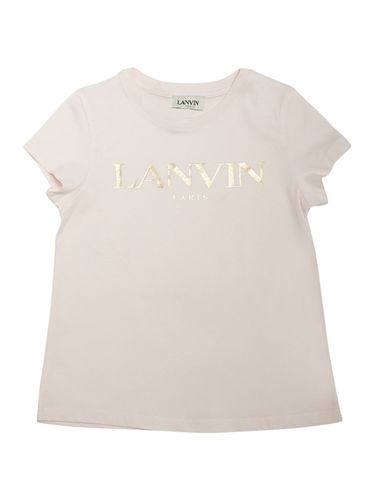 Camiseta De Jersey De Algodón Con Logo - LANVIN - Modalova