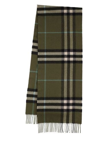 Bufanda De Cashmere A Cuadros - BURBERRY - Modalova