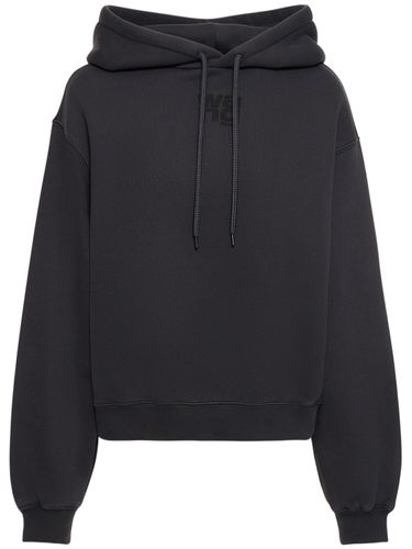 Hoodie Aus Bio-baumwollterry Mit Logo - ALEXANDER WANG - Modalova