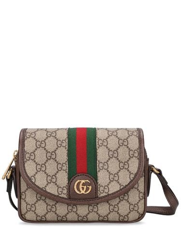 Mini Beuteltasche Aus Canvas "ophidia Gg" - GUCCI - Modalova