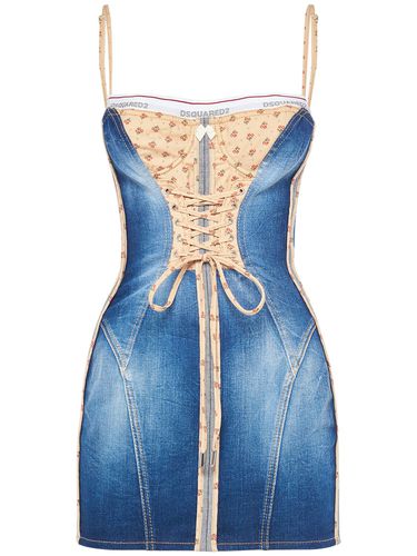 Minikleid Aus Denim - DSQUARED2 - Modalova