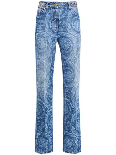 Jeans Aus Denim „barocco“ - VERSACE - Modalova