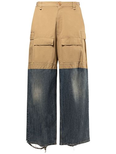 Cargohose Aus Baumwolle Mit Patch - BALENCIAGA - Modalova