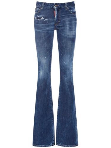 Jeans Acampanados De Denim - DSQUARED2 - Modalova