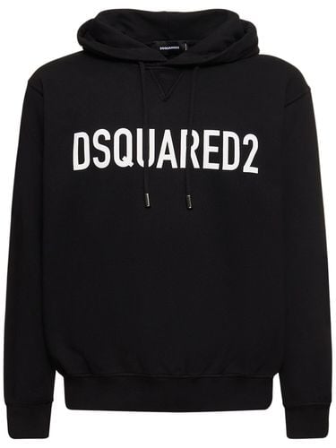 Hoodie Aus Baumwolle Mit Logodruck - DSQUARED2 - Modalova