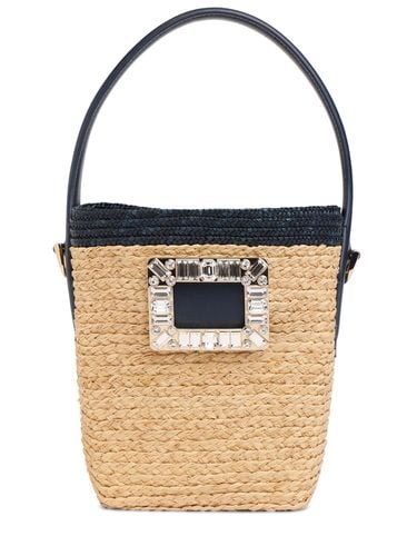 Mini Viv Skate Raffia Basket Bag - ROGER VIVIER - Modalova