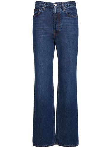 Jeans Dritti Vita Alta In Denim - TOTEME - Modalova