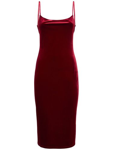 Merel Velvet Midi Dress - REFORMATION - Modalova