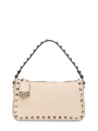 Borsa Piccola Rockstud In Pelle - VALENTINO GARAVANI - Modalova