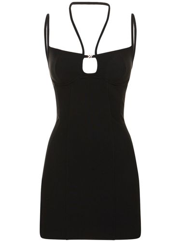 Viscose Jersey Sleeveless Mini Dress - BLUMARINE - Modalova