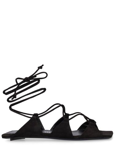 Mm Hohe Sandalen Aus Wildleder „reneè“ - THE ATTICO - Modalova