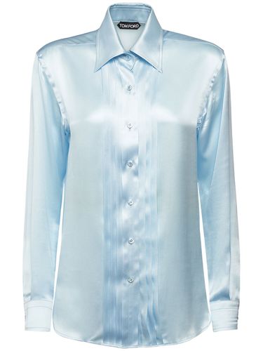 Camisa De Charmeuse Seda - TOM FORD - Modalova