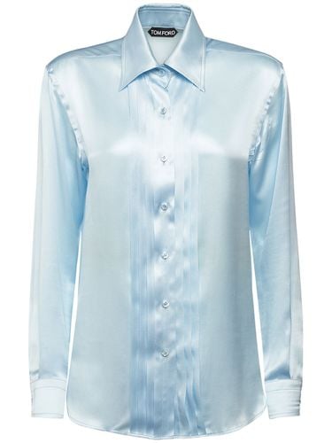 Fluid Charmeuse Silk Shirt - TOM FORD - Modalova