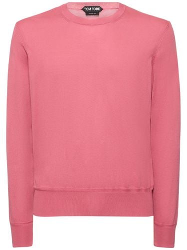 Sweater Aus Baumwolle Mit Beflockung - TOM FORD - Modalova