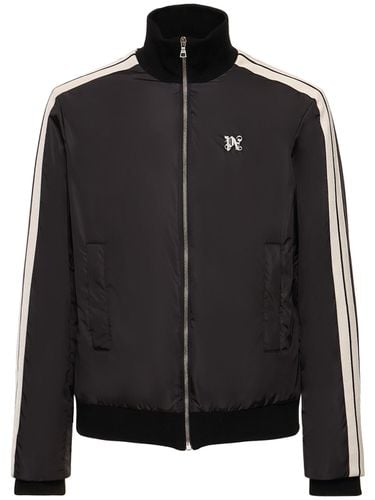 Gepolsterte Jacke Aus Technostoff Mit Monogramm - PALM ANGELS - Modalova